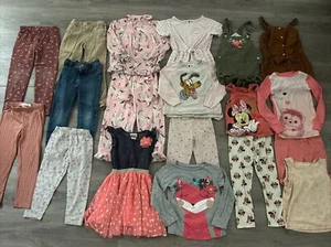 Size 5 Girls Clothing Lot, 19 Items, Disney, Little Lass, Young Hearts, Carter’s - Picture 1 of 24