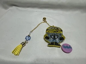 Car Interior Rear View Mirror Bling Auto Tassel Minions - Picture 1 of 3