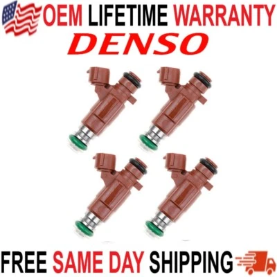 4x Inyector de combustible OEM DENSO para Nissan Sentra 2009-2012 2,0 L l4 16600-ZJ60A Foto 1 de 4