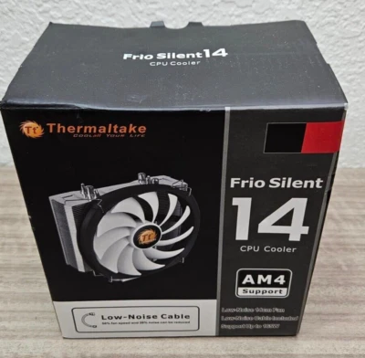 Thermaltake CL-P002-AL14BL-B Frio Silent 14 Non-Interference Cooling 140mm T26 - Image 1 of 2