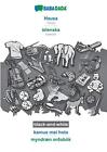 Babadada GmbH - BABADADA black-and-white Hausa - slenska kamus mai  - J555z