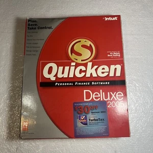 quicken personal finace software deluxe 2005 - Afbeelding 1 van 9