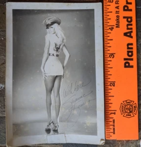 Military Photo Suzanne Somers Vintage Bombshell - Signed - Picture 1 of 3