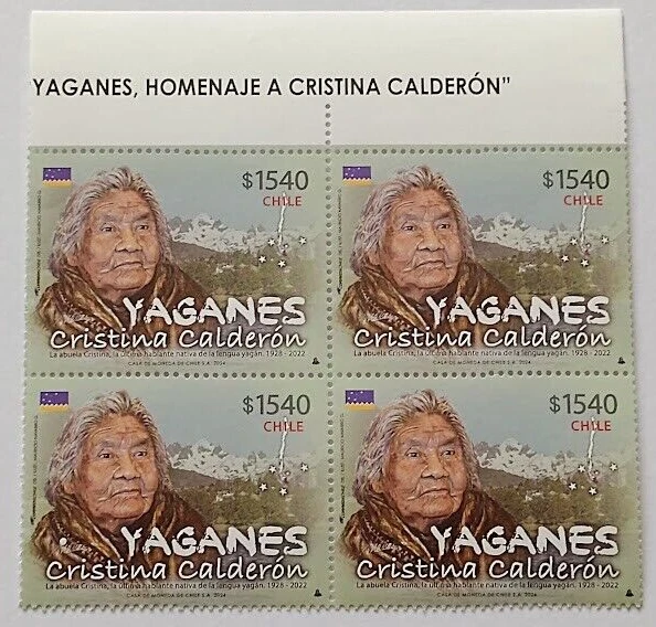 Chile 2024 Yaganes Homenaje a Cristina Calderón MNH (V026) Foto 1 de 1