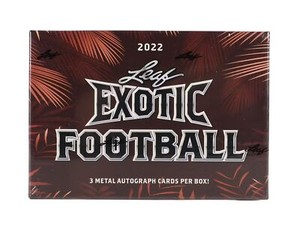 2022 LEAF EXOTIC FOOTBALL HOBBY BOX - BRAND NEW - FAST FREE SHIPPING 🔥🔥🔥