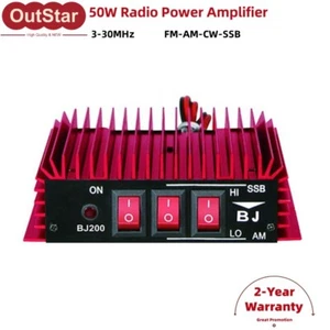 BJ-200 3-30MHz 50W Radio Power Amplifier HF 12-14V 14-20A Support FM-AM-CW-SSB - Picture 1 of 6