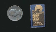 1948 Topps Felt Backs #49 Melvin Lyle Rookie Louisiana State University LSU