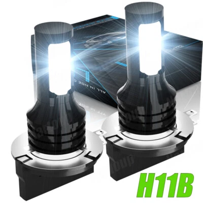 Jeu de 2 ampoules LED phare H11B FAISCEAU BAS pour Kia Sportage 2011 2012 2013-2016 - Photo 1/4