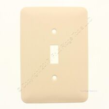 Mulberry Ivory Wrinkle Metal Maxi-Size Toggle Switch Cover Wallplate Switchplate