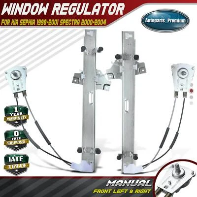 Regulador de ventana manual para Kia Sephia 1998-2001 Spectra 2000-2004 delantero derecho y derecho Foto 1 de 4