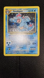 Pokémon TCG Feraligatr Neo Genesis Holo Carta Rara 5/111 Pokemon TCG Vintage LP - Foto 1 di 2