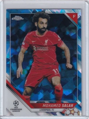 2021-22 Topps Chrome Sapphire Edition UEFA CL - Mohamed Salah Base Set #21 !! - Image 1 of 2