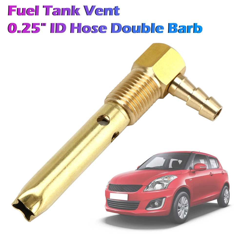 Manguera de identificación de 1/4" tanque de combustible ventilación 1/4"-18NPTF rosca para tanque de combustible pequeño y grande🚙 Foto 1 de 4