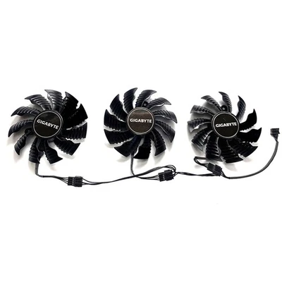 1 conjunto de peças de reparo de atualização de ventilador de refrigeração para placa gráfica para GIGABYTE 2060 2060S # - Imagem 1 de 4