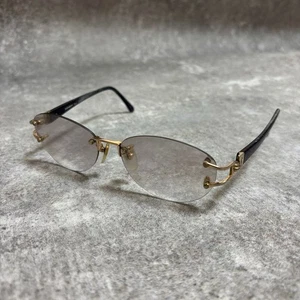 Yves Saint Laurent Blue Rimless Sunglasses With Ysl Logo 31-0047 - Picture 1 of 13