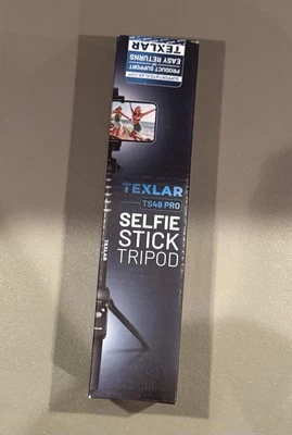 Texlar Selfie Stick Tripod with Remote - TS48 Pro - Fits the iPhone 14, 13, 12! - Image 1 of 3
