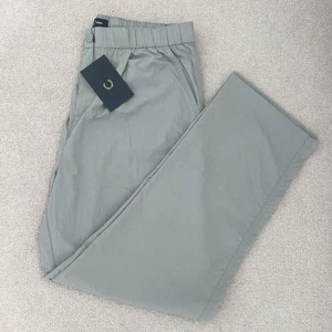 Pantalón Fred Perry Gris Piedra Caliza Pierna Recta Talla Pequeña Nuevo con Etiquetas PVP £95 - Imagen 1 de 24