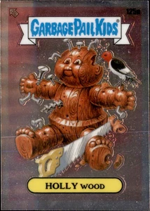 2021 Topps Chrome Garbage Pail Kids Series 4 - HOLLY Wood #125a - Picture 1 of 2