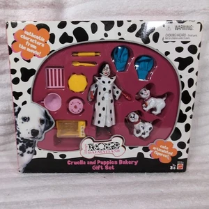 Disney 102 Dalmatians Cruella & Puppies Bakery Gift Set 2000 Mattel NEW IN BOX - Picture 1 of 10