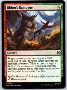 Rhino's Rampage Marvel's Spider-Man 141 NM MTG Magic - Bild 1 von 2