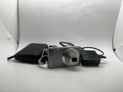 Sony Cybershot DSC-W810 20.1MP Digital Camera Silver Tested 512MB SD Card - Image 1 of 4