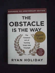 Signiertes Exemplar Das Hindernis ist der Weg Ryan Holiday erweiterte Ausgabe zum 10. Jubiläum  - Bild 1 von 24