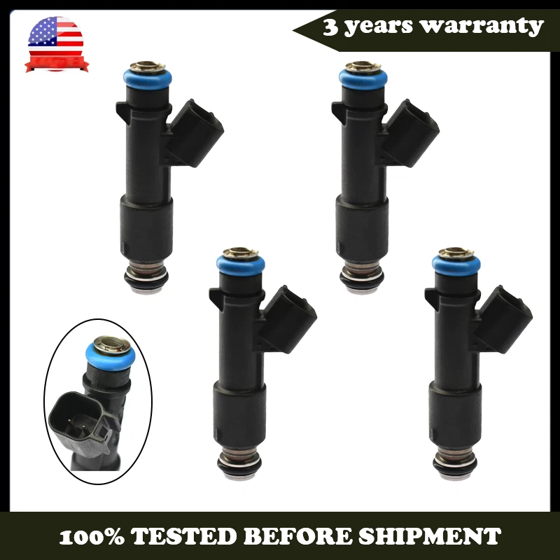 Juego de 4 inyectores de combustible 1571085Z10 aptos para Suzuki Forenza 2.0L L4 2006 2007 2008 Foto 1 de 4