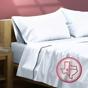100% Egyptian Cotton Sheets King Size - 800 High Thread Count Sheets King, 6 PC - Picture 1 of 8