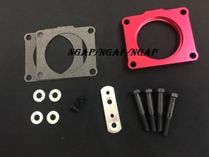 Espaciador de carrocería de acelerador rojo de aluminio billete para Nissan Xterra & Frontier 3,3 L - Imagen 1 de 2