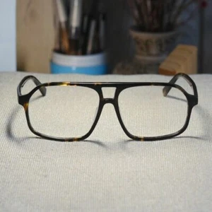 Retro Pilotenstil Solide Acetat Brille Herren Schildpatt Gestell eyewear LARGE - Bild 1 von 5