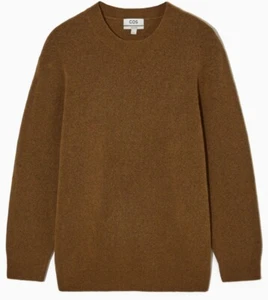 NWOT COS Relaxed Sweater Wool Yak Blend Rust - Size M - Picture 1 of 5