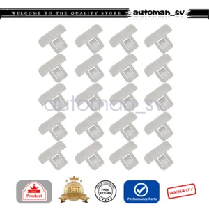 20x For Chevrolet Silverado 1500 2019-2021 White Bumper Molding Clips USA - Picture 1 of 9