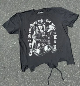 Camicia Taylor Swift Reputation Taylor's Version Distressed Something Bad taglia M - Foto 1 di 2