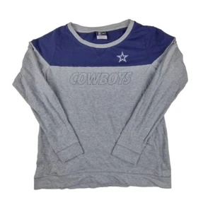Nike Team Apparel Dallas Cowboys Shirt Large Gray Blue Long Sleeve NFL - Picture 1 of 12