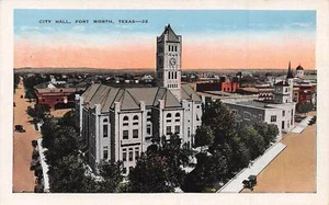 City Hall Fort Worth Texas postcard - Picture 1 of 2