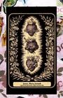 Jesus, Mary + Joseph In these 3 Hearts..(2" x 3 1/2") Heavy Paperstock Holy Card