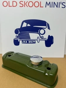 CLASSIC MINI MOWOG GREEN ROCKER COVER INC. CHROME CAP AUSTIN MORRIS A-SERIES RC2 - Picture 1 of 1