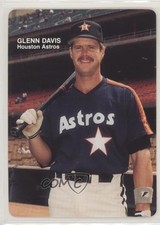1989 Mother's Cookies Houston Astros Stadium Giveaway Glenn Davis #9