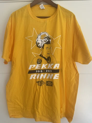 PEKKA RINNE JERSEY RETIREMENT NIGHT XL T SHIRT SGA 2/24/22 NASHVILLE PREDATORS Cover