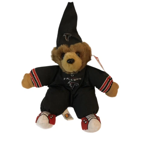 Vintage w/T Atlanta Falcons Good Stuff  Plush Stuffed Teddy Bear NFL Football Cover