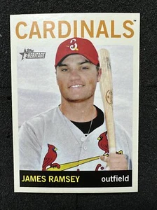 JAMES RAMSEY #89 2013 Topps Heritage Minor League Edition QTY Rookie/Prospect - Picture 1 of 2