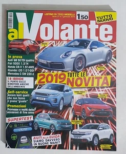 54594 Al Volante a. 21 n. 1 2019 - Audi Q8 / FIAT 500X/ Honda CR-V / Corolla - Picture 1 of 2