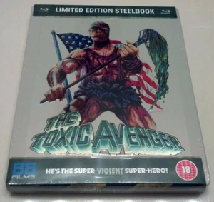 The Toxic Avenger Embossed STEELBOOK (Blu-ray, UK Import) SEALED REGION FREE - Bild 1 von 8