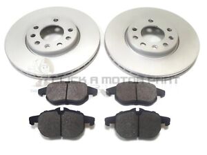 SAAB 9-3 93 1.9 TiD & 2.2 TiD 2003-2012 FRONT 2 BRAKE DISCS AND PADS CHECK SIZE