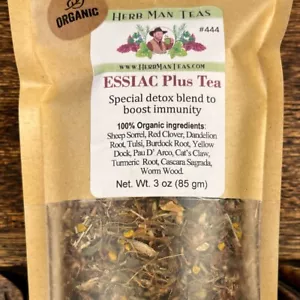 Organic ESSIAC TEA PLUS -better blend then the original made by master herbalist - Picture 1 of 9