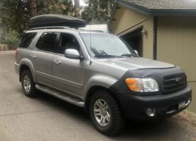Sujetador con cubierta de máscara frontal Lebra para Toyota Sequoia con llamaradas 2001-2004 01-04 Foto 1 de 4