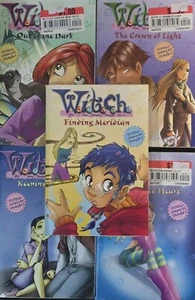 Lot Of 5 Disney W.I.T.C.H. Series Paperback Chapter Books w/ Comic Inserts - Foto 1 di 15