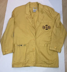 Vintage Womans Blazer CosiCosi Size Small 100% Cotton Made In Hong Kong - Picture 1 of 6