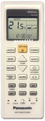 07360 ORIGINAL PANASONIC ACXA75C07360 A75C07360 AC AIR CONDITIONER REMOTE CONTRO - Image 1 of 2