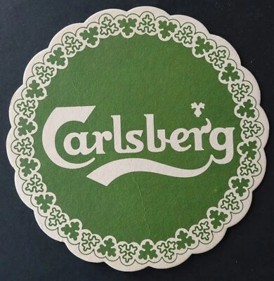 Sous-bock CARLSBERG géant 19,5cm beermat coaster 1 - Photo 1/2